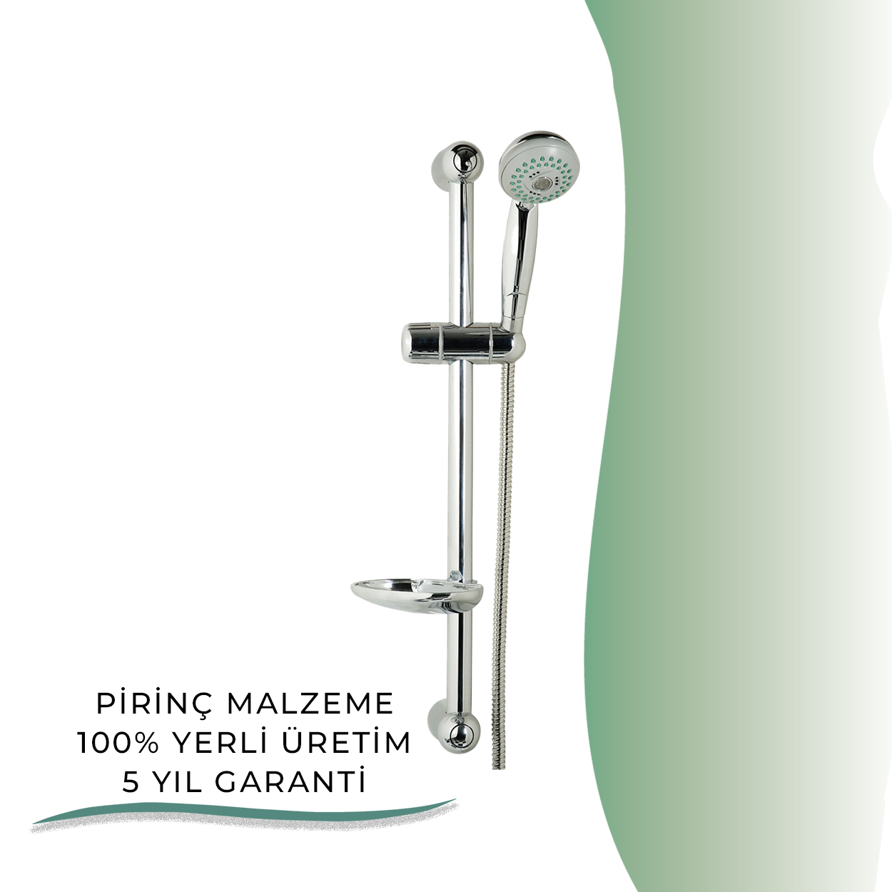 İGK YAPI - GPD Sürgülü Duş Seti (3 Fonksiyonlu Ø75)  (DST16)