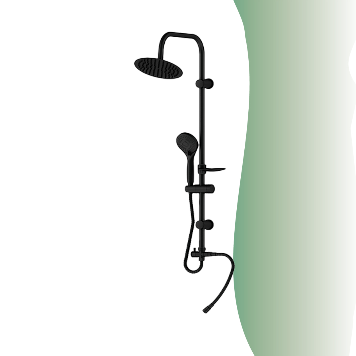 İGK YAPI - GPD Yönlendiricili Duş Seti (3 Fonksiyonlu El Duşu + Ø200)  (DST192S)