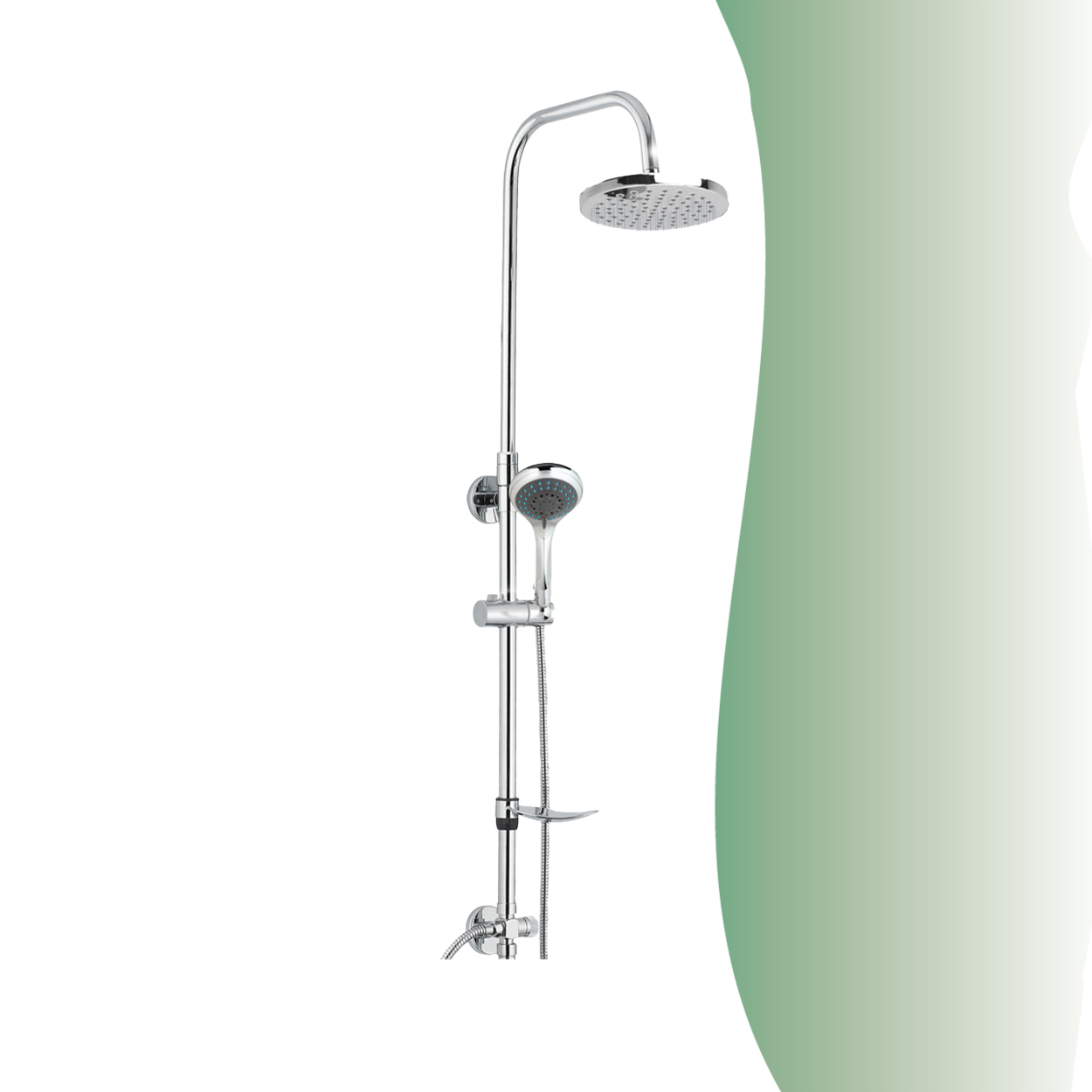 İGK YAPI - GPD Duş Seti (5 Fonksiyonlu El Duşu +Ø250)  (DST23)