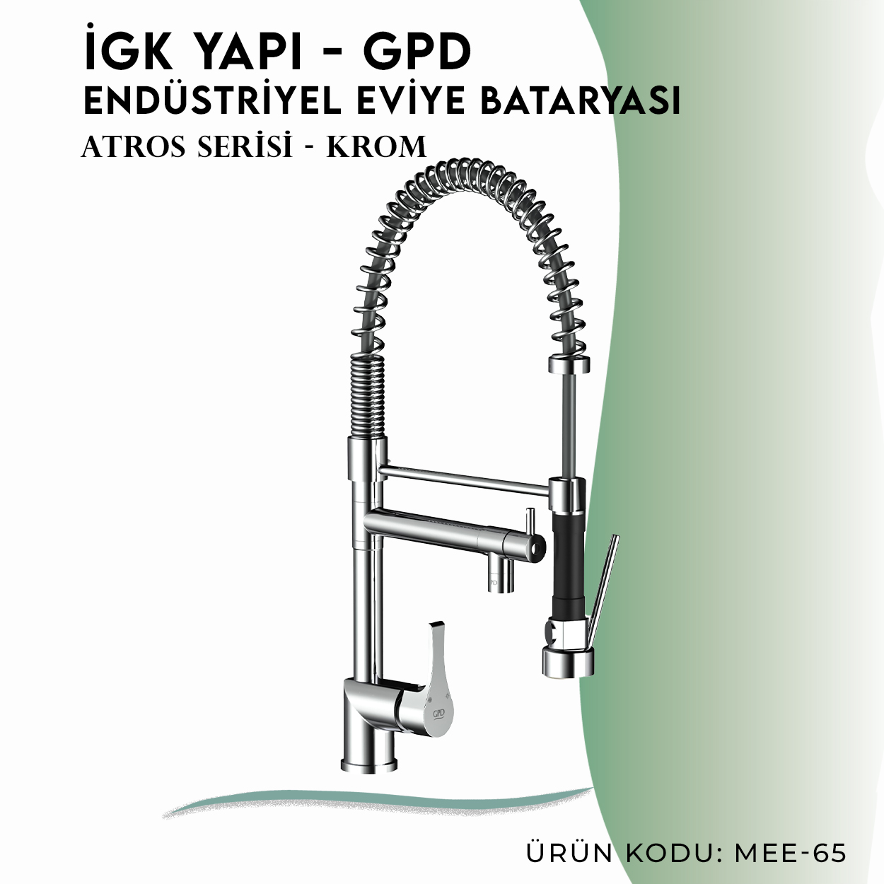 İGK YAPI - GPD Atros Endüstriyel Eviye Bataryası  (MEE65)
