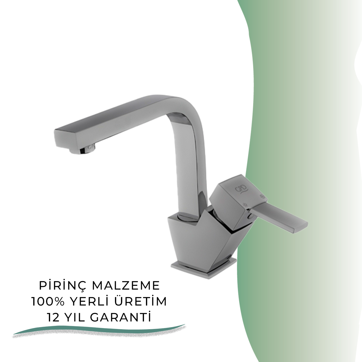 İGK YAPI - GPD Tulio Tek Gövde Lavabo Bataryası  (MTL135)