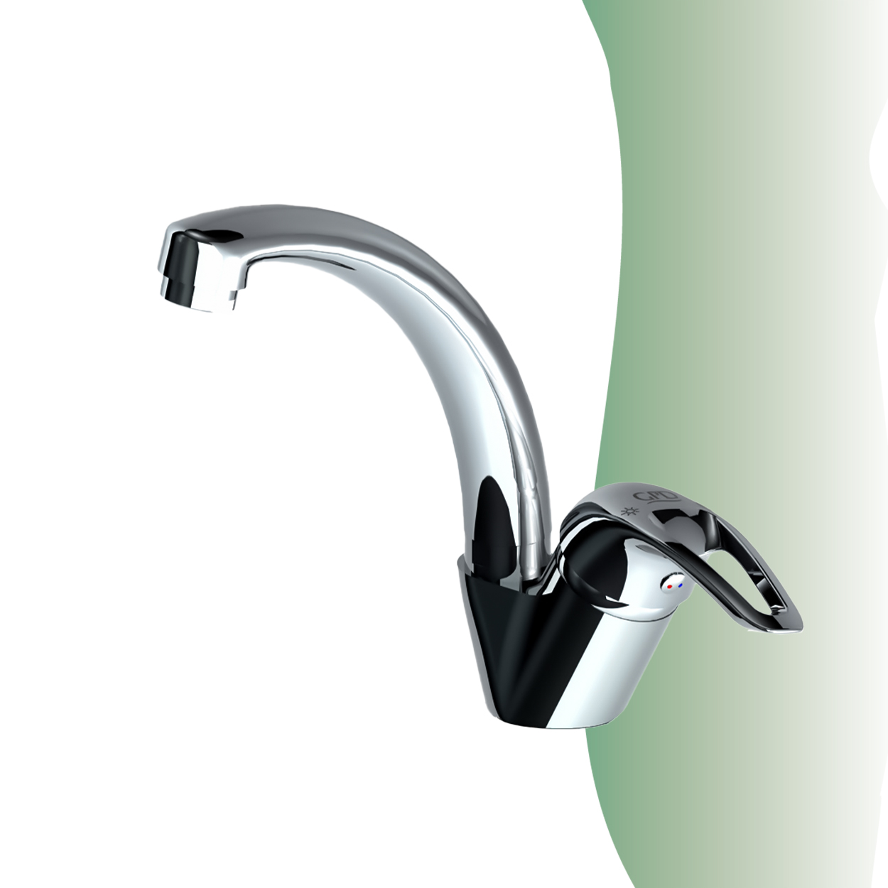 İGK YAPI - GPD Adrio Tek Su Girişli Tek Gövde Lavabo Bataryası  (MTT120)